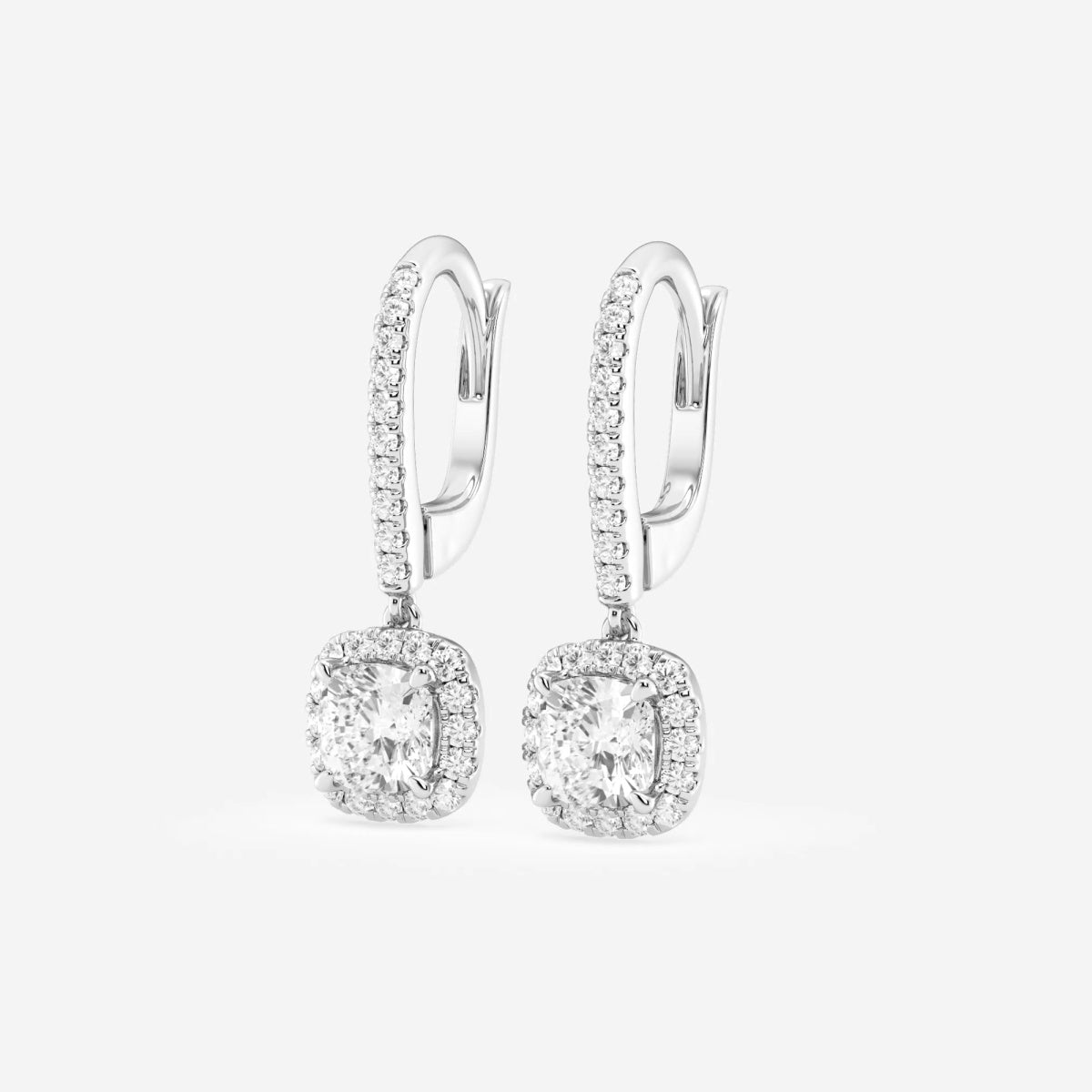 Aurora - Timeless Halo Drop Earrings