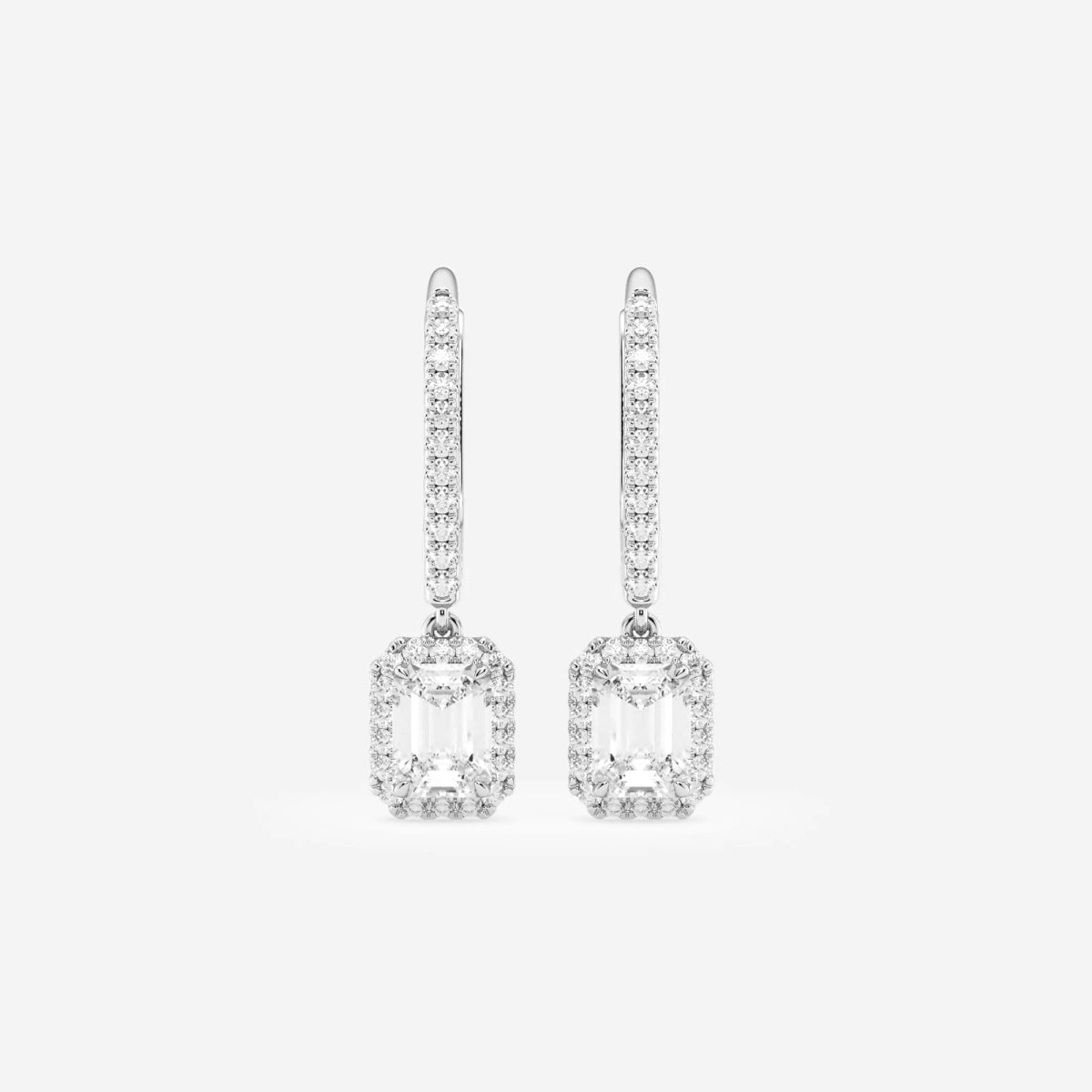 Aurora - Timeless Halo Drop Earrings