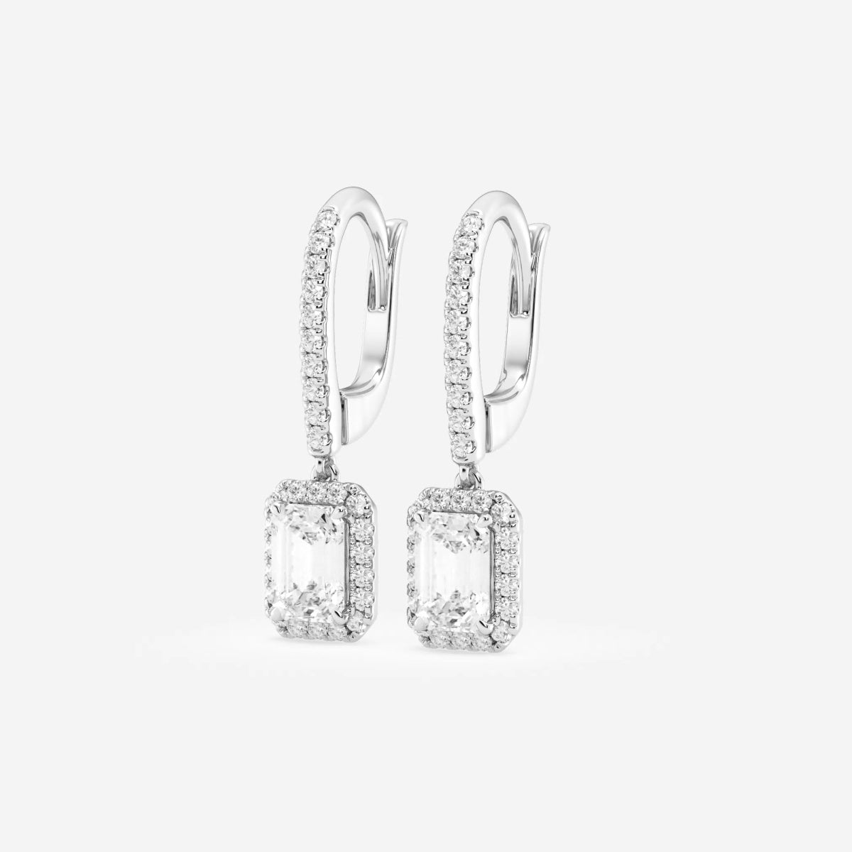 Aurora - Timeless Halo Drop Earrings
