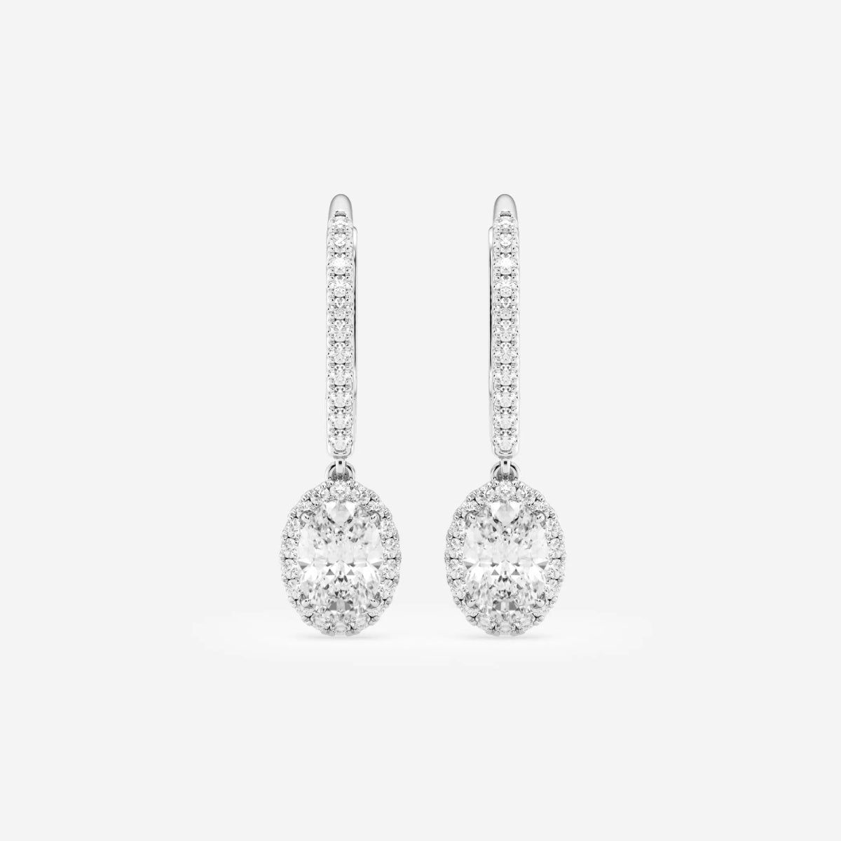 Aurora - Timeless Halo Drop Earrings
