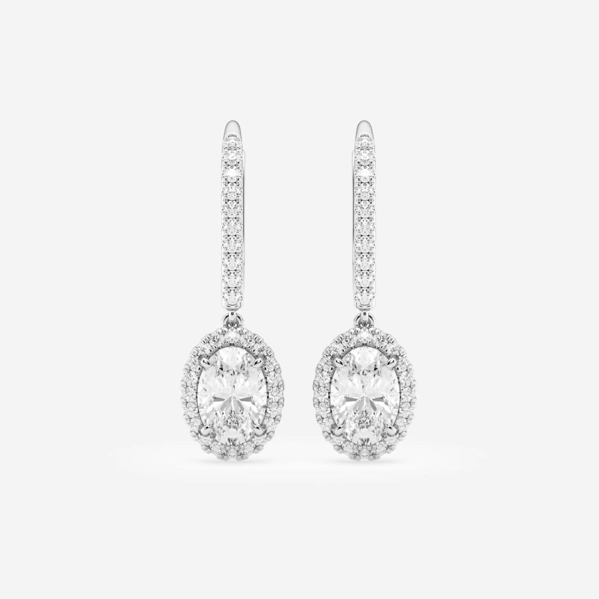 Aurora - Timeless Halo Drop Earrings