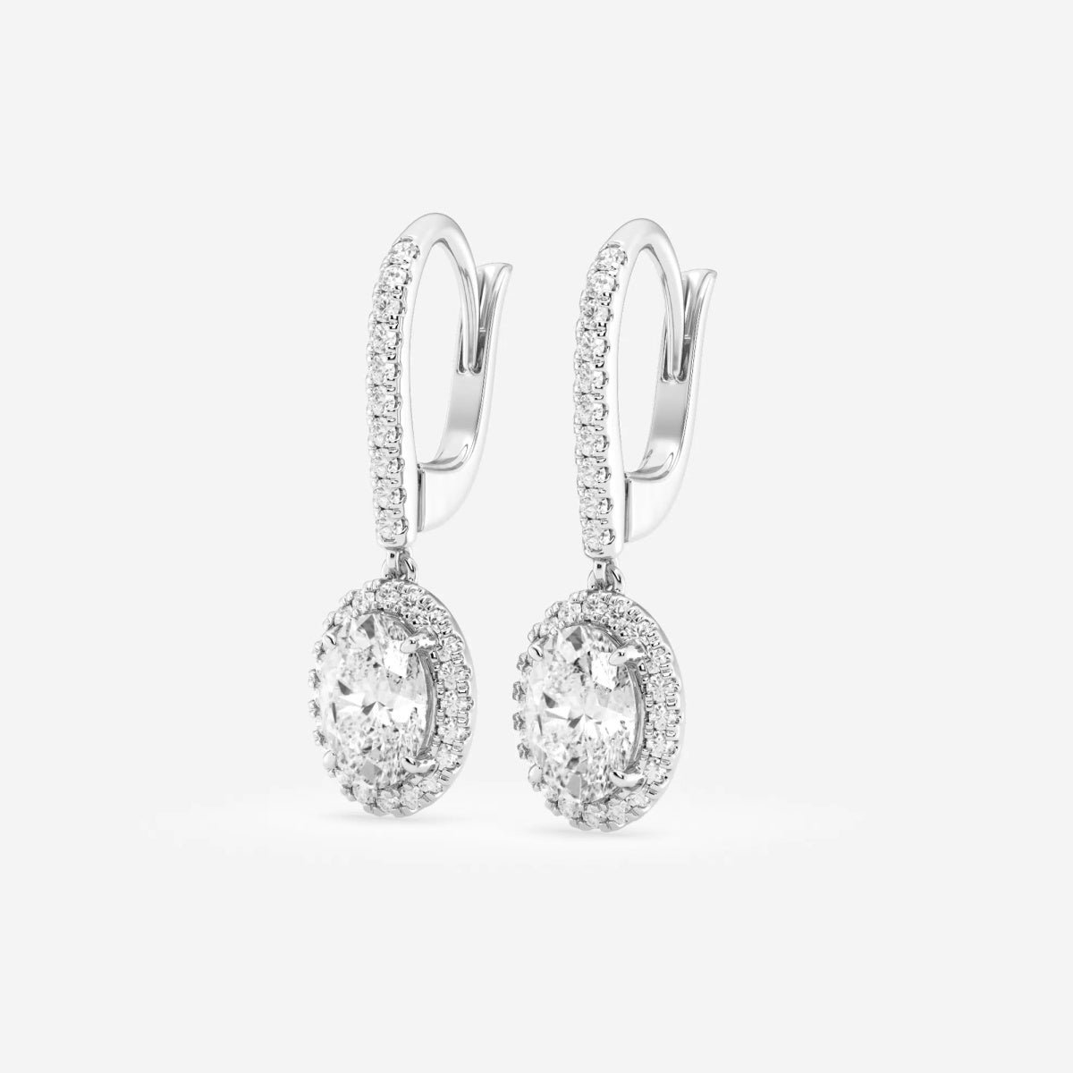 Aurora - Timeless Halo Drop Earrings