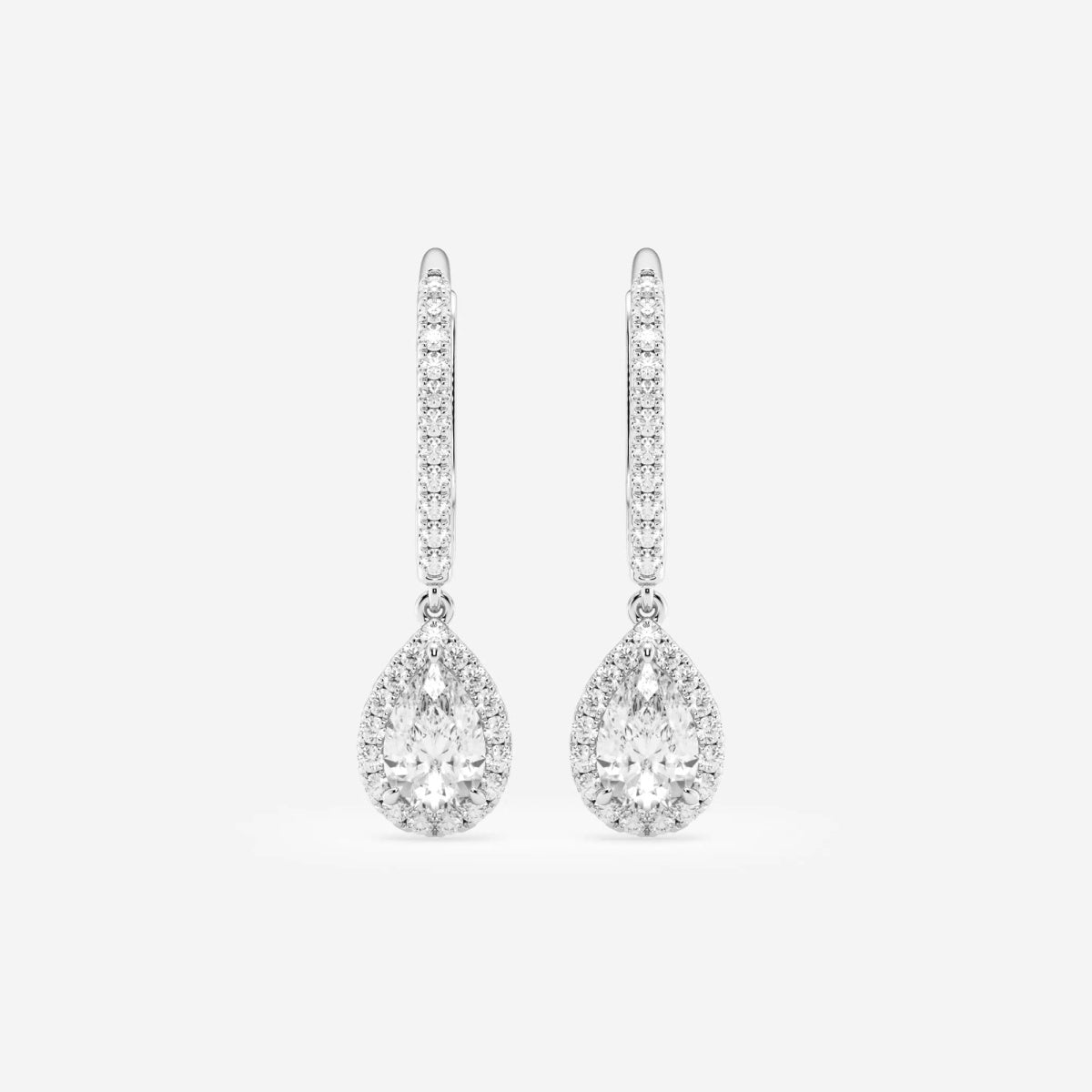 Aurora - Timeless Halo Drop Earrings