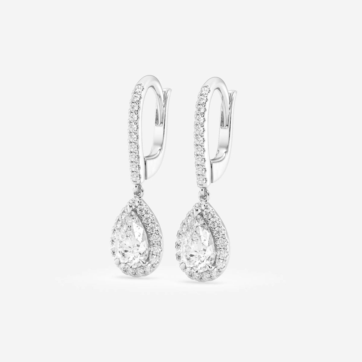 Aurora - Timeless Halo Drop Earrings