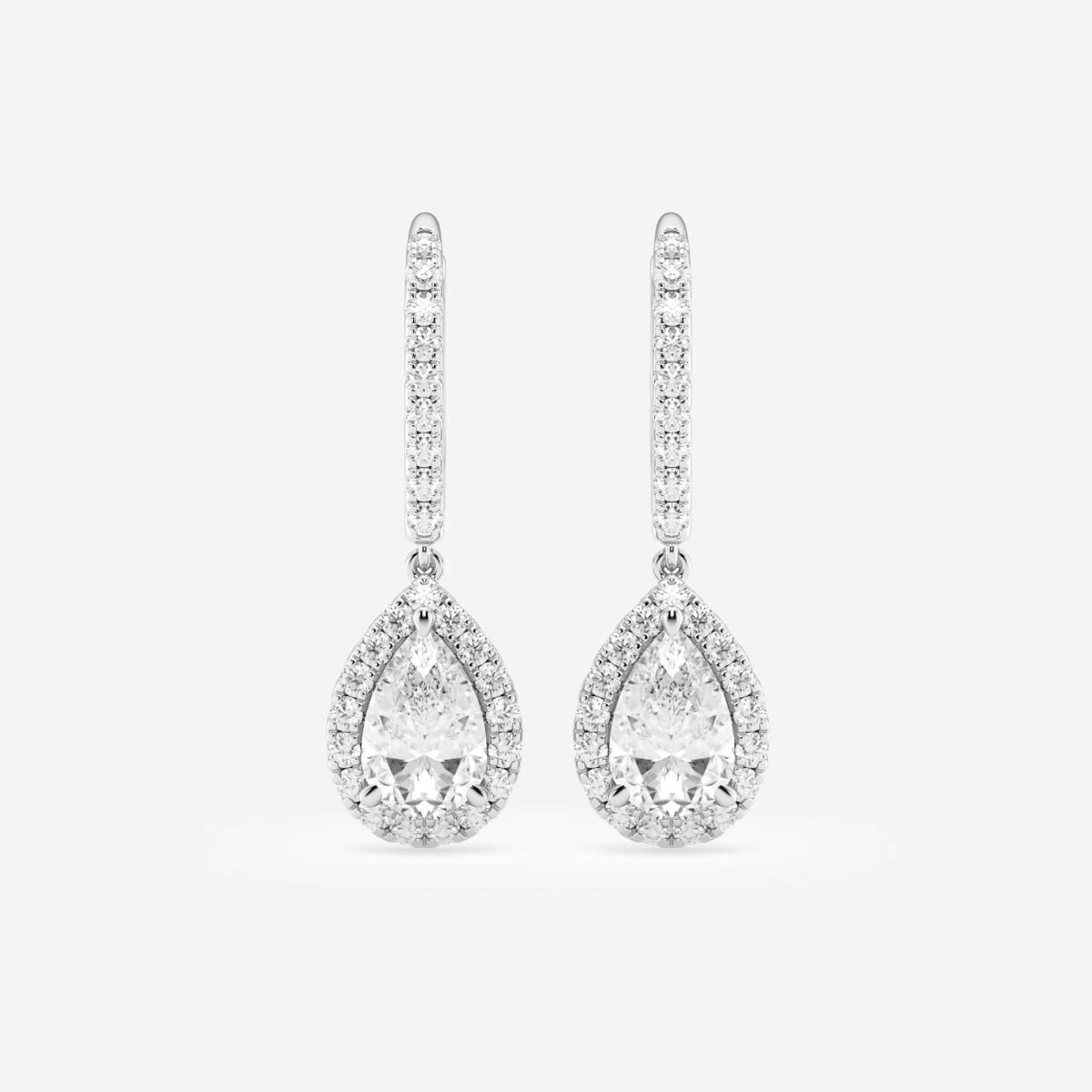 Aurora - Timeless Halo Drop Earrings