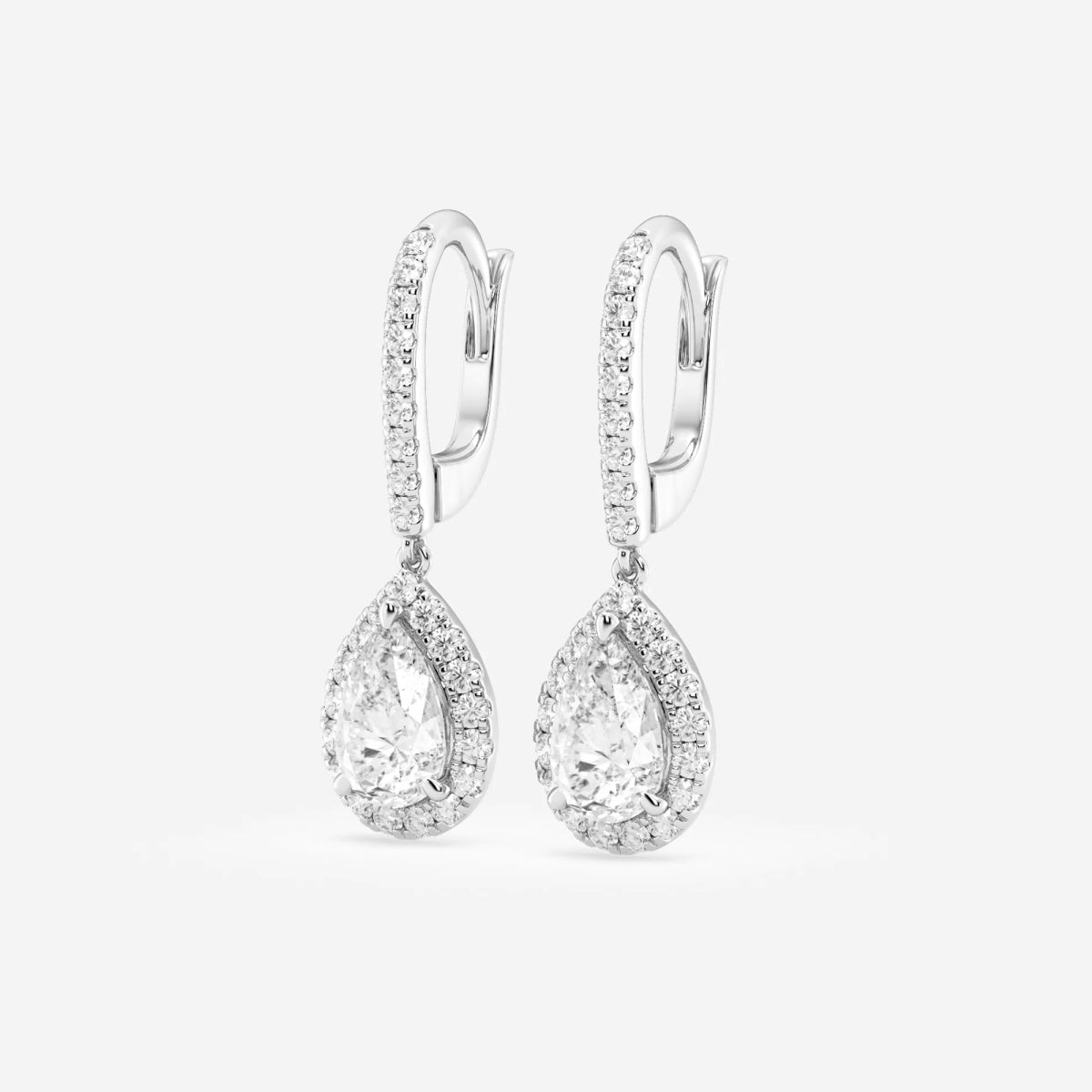 Aurora - Timeless Halo Drop Earrings