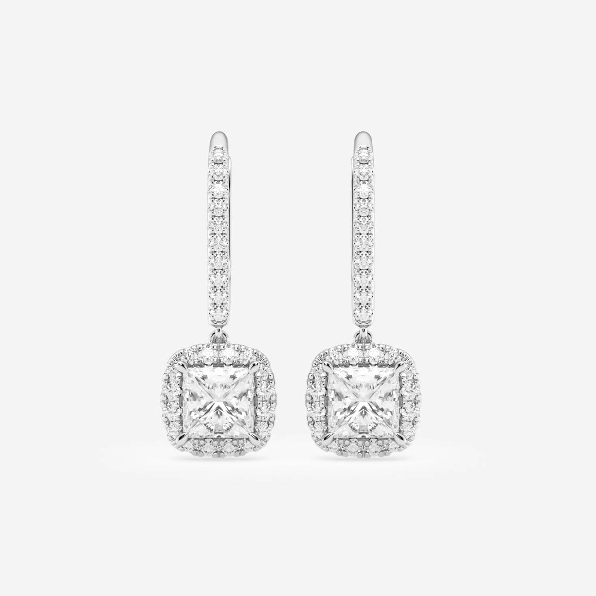 Aurora - Timeless Halo Drop Earrings