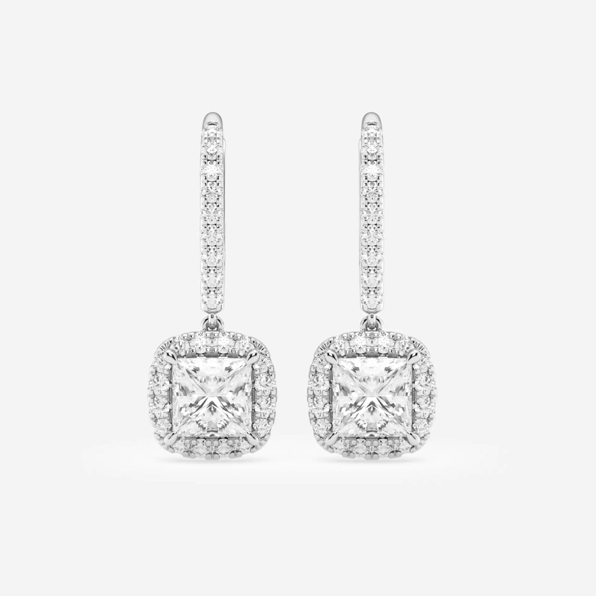 Aurora - Timeless Halo Drop Earrings