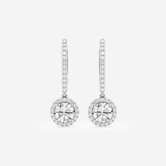 Aurora - Timeless Halo Drop Earrings