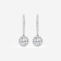 Aurora - Timeless Halo Drop Earrings