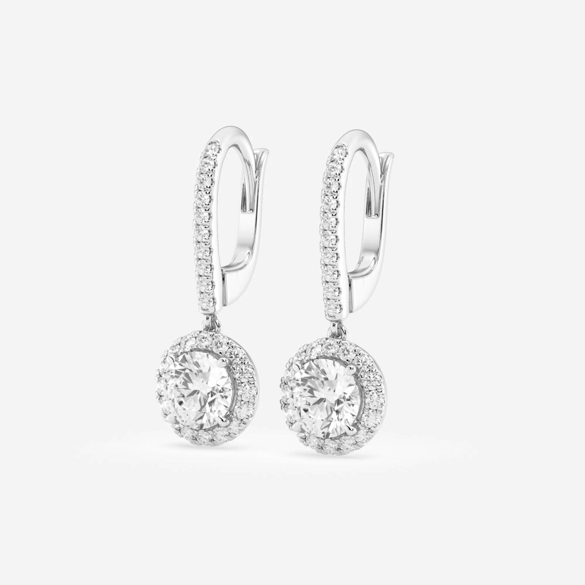 Aurora - Timeless Halo Drop Earrings