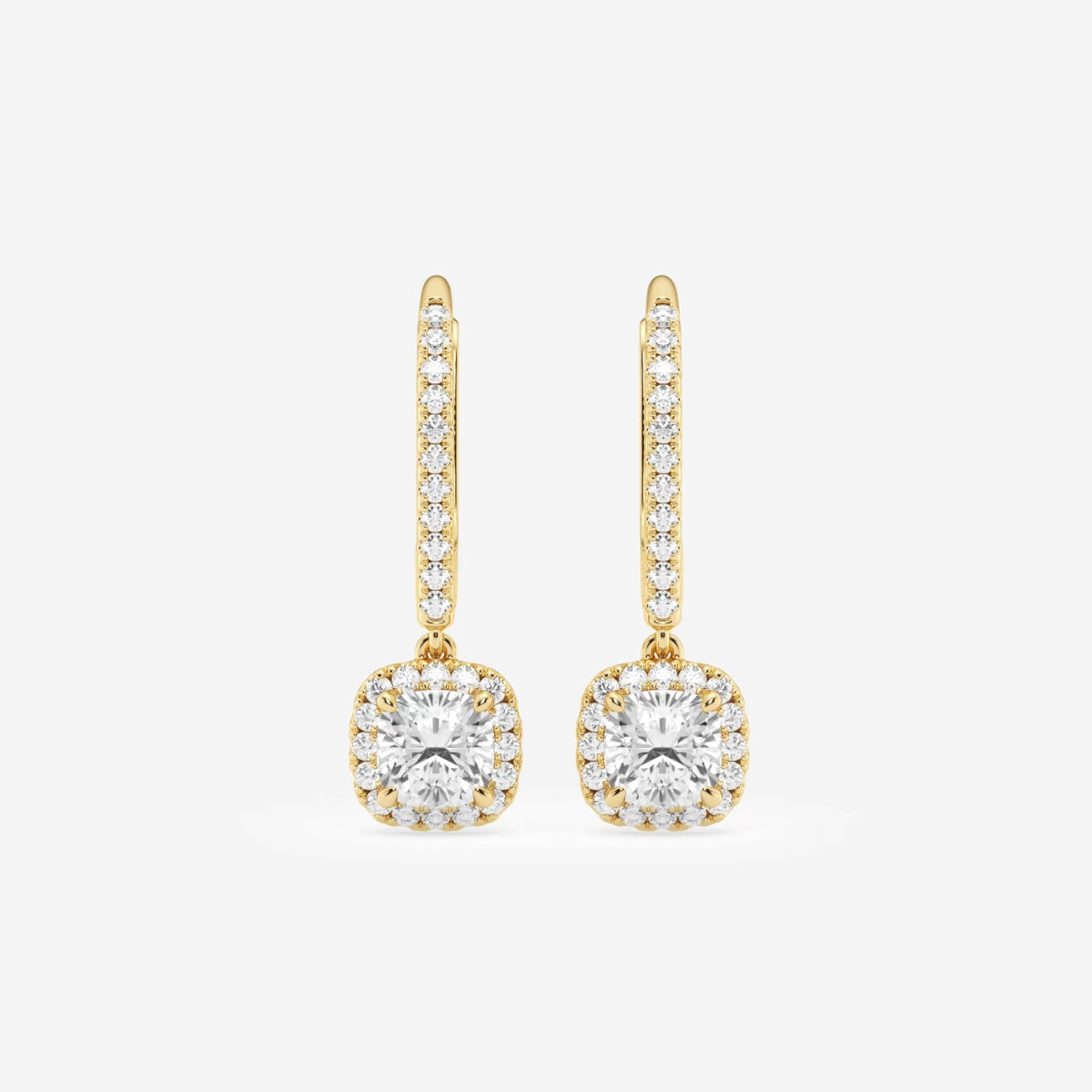 Aurora - Timeless Halo Drop Earrings