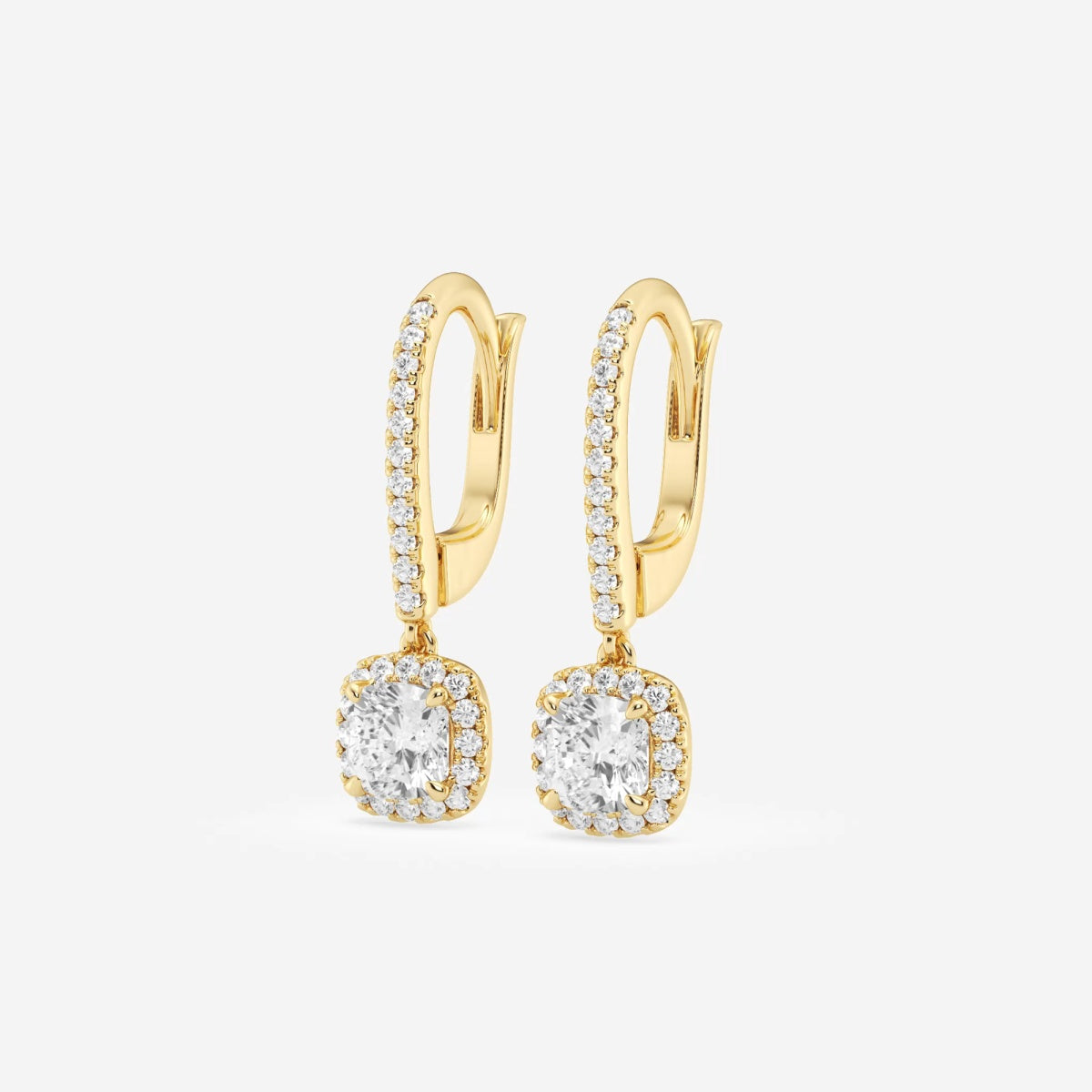 Aurora - Timeless Halo Drop Earrings