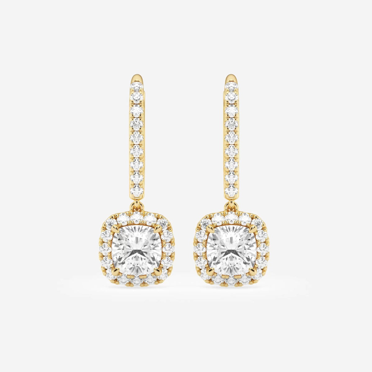 Aurora - Timeless Halo Drop Earrings