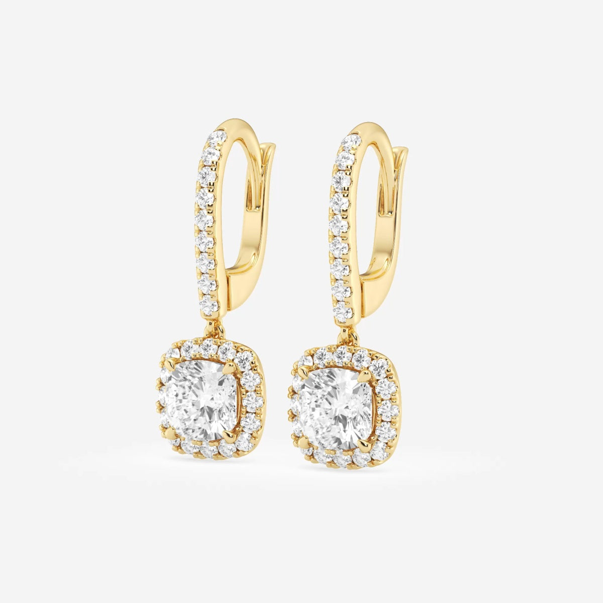 Aurora - Timeless Halo Drop Earrings