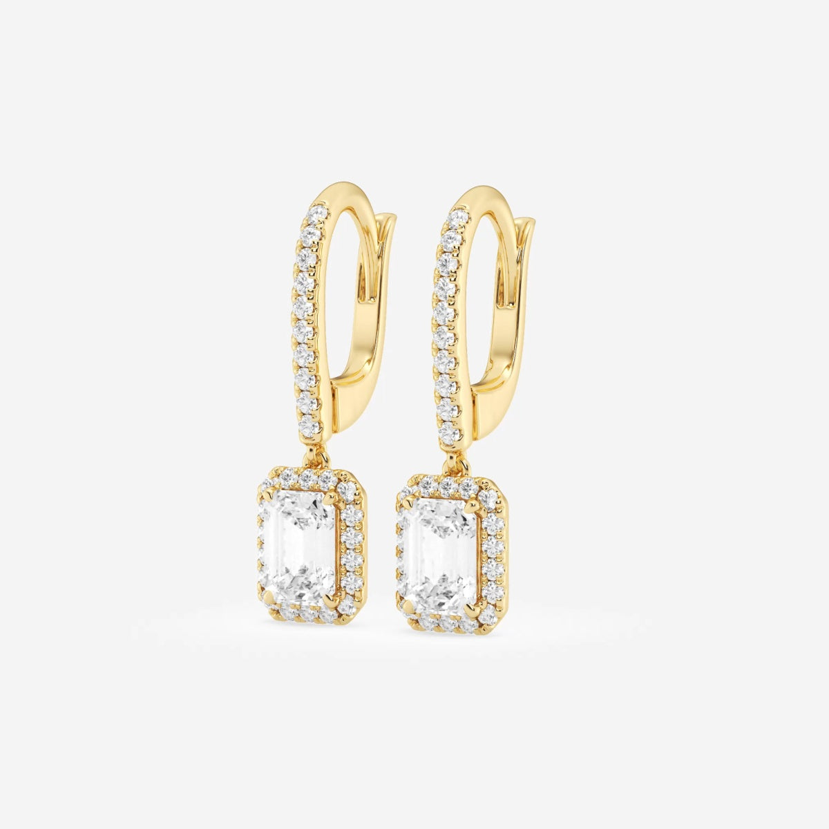 Aurora - Timeless Halo Drop Earrings