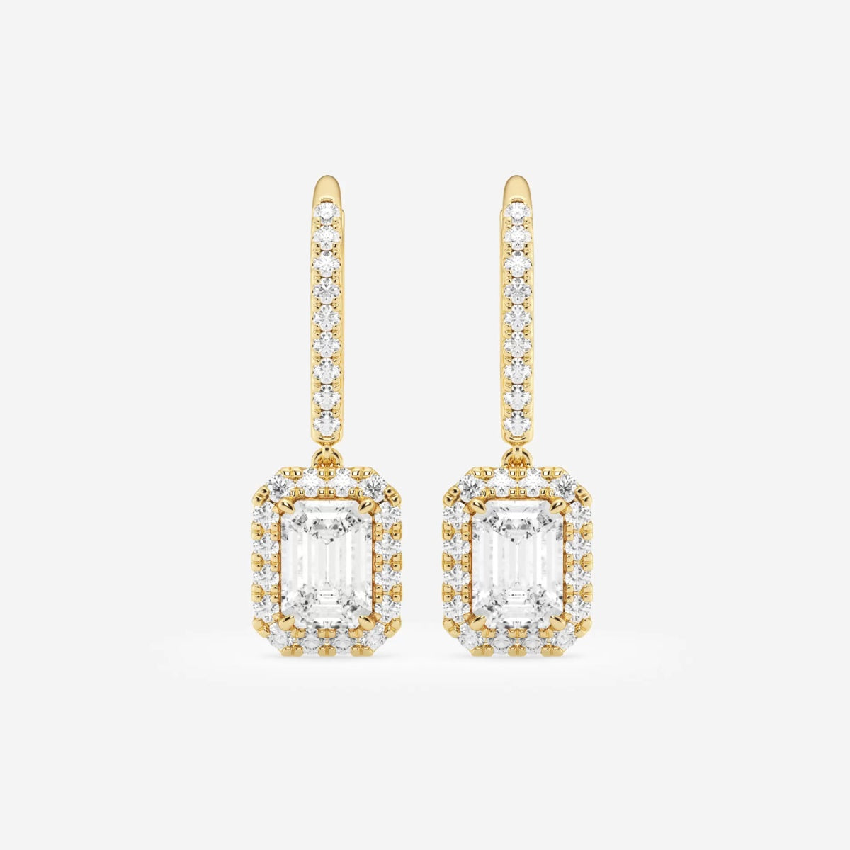 Aurora - Timeless Halo Drop Earrings