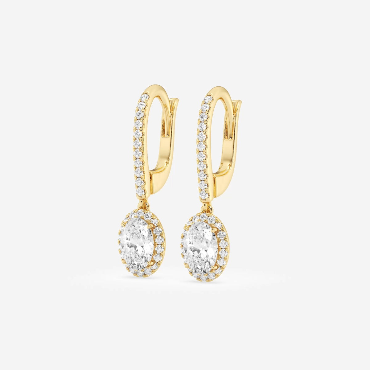 Aurora - Timeless Halo Drop Earrings