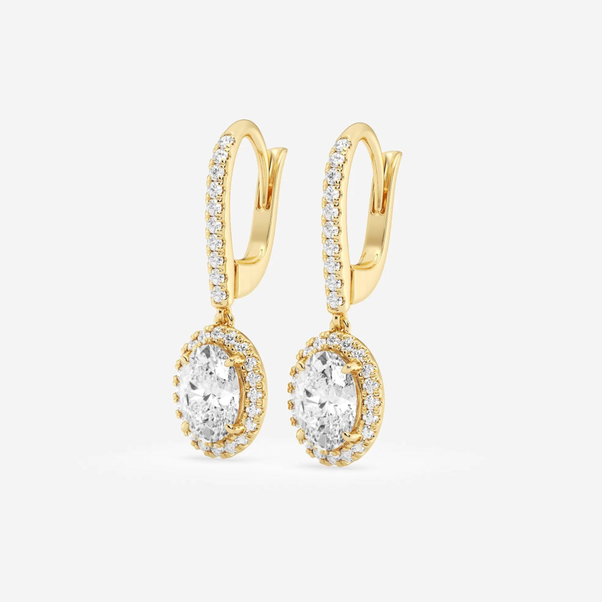 Aurora - Timeless Halo Drop Earrings