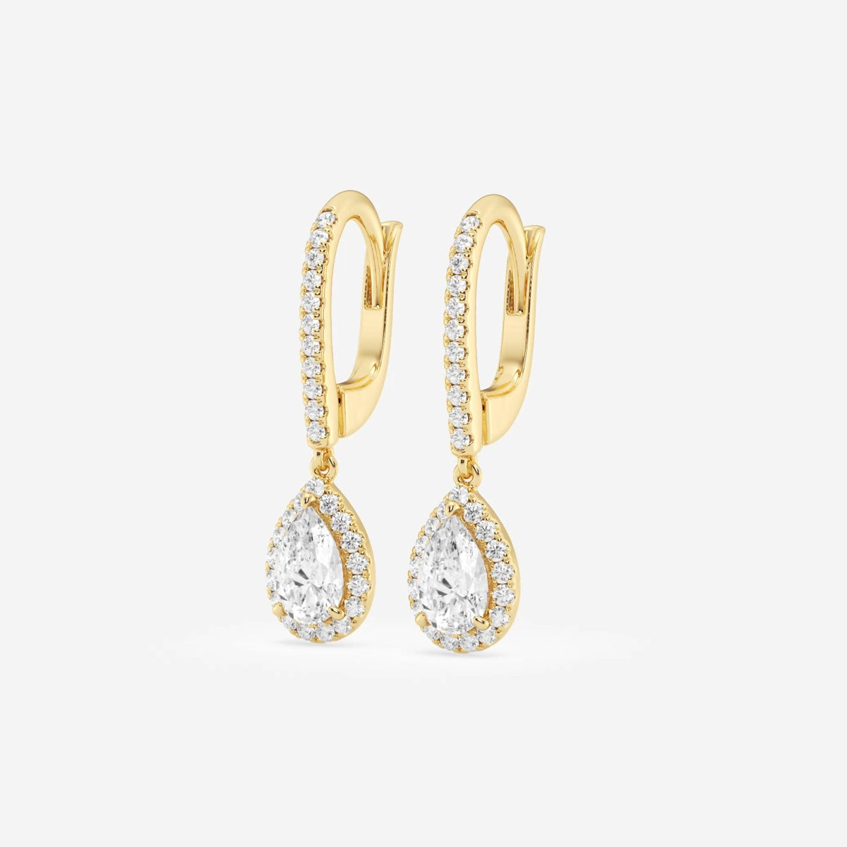 Aurora - Timeless Halo Drop Earrings