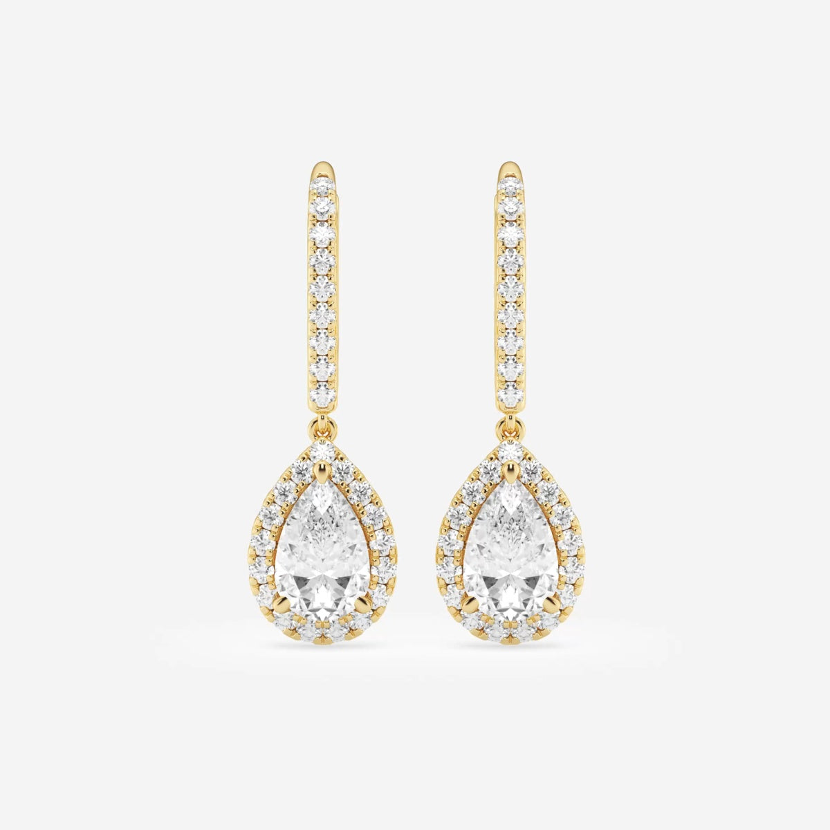 Aurora - Timeless Halo Drop Earrings