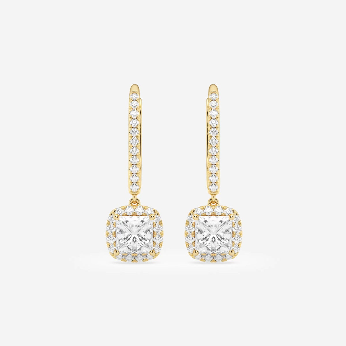 Aurora - Timeless Halo Drop Earrings