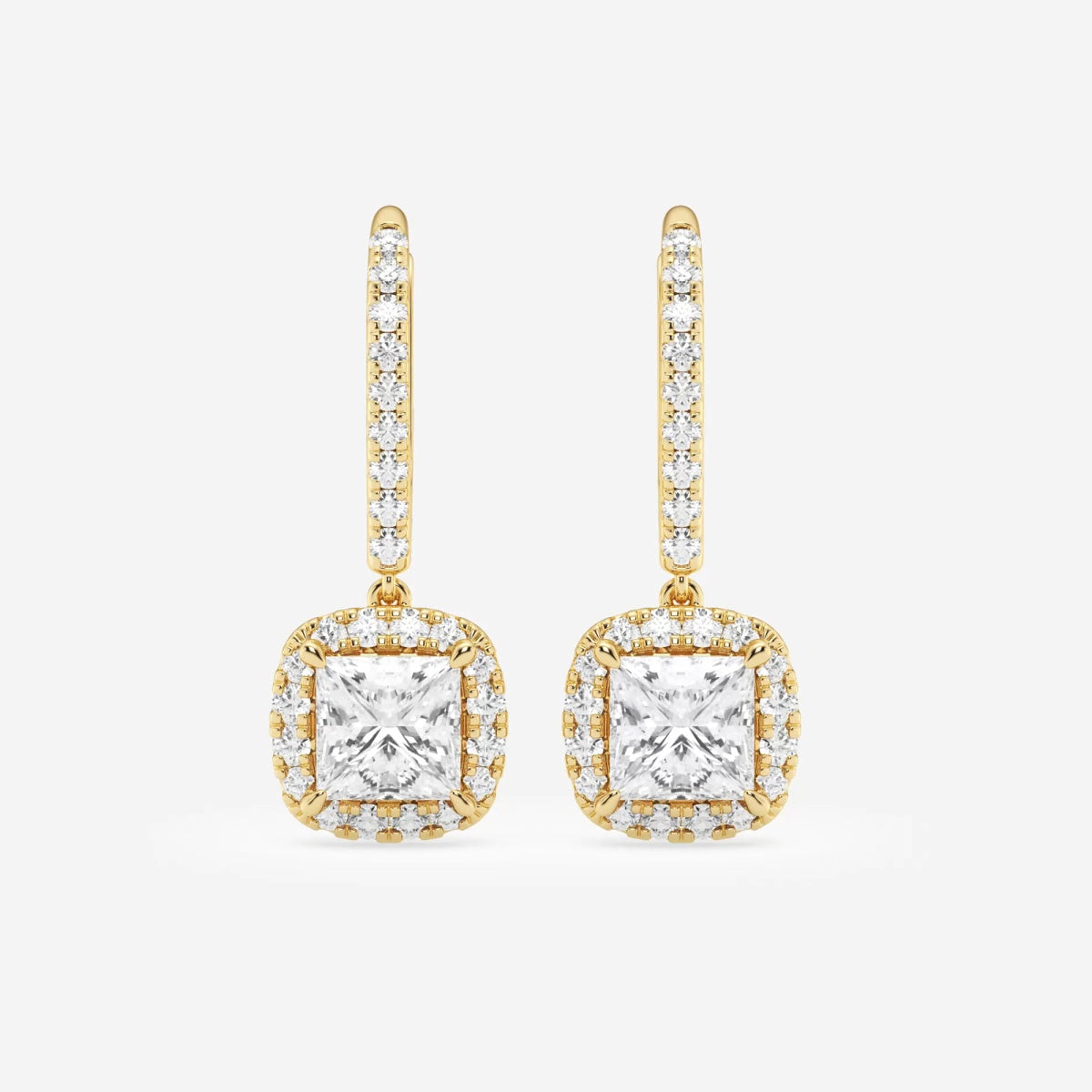 Aurora - Timeless Halo Drop Earrings