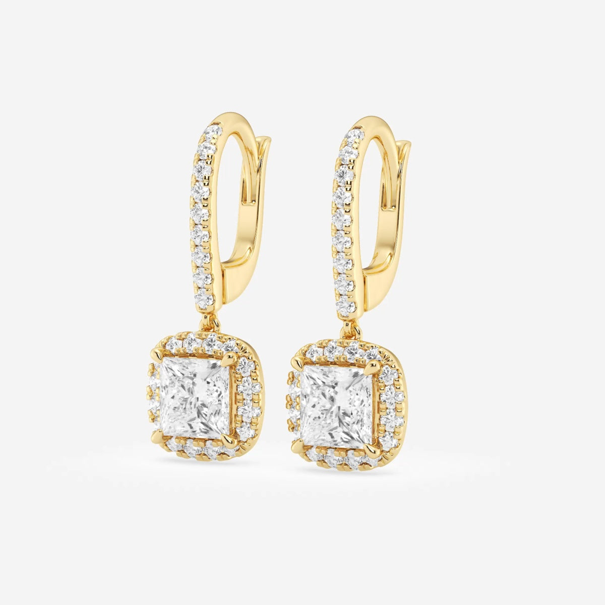 Aurora - Timeless Halo Drop Earrings