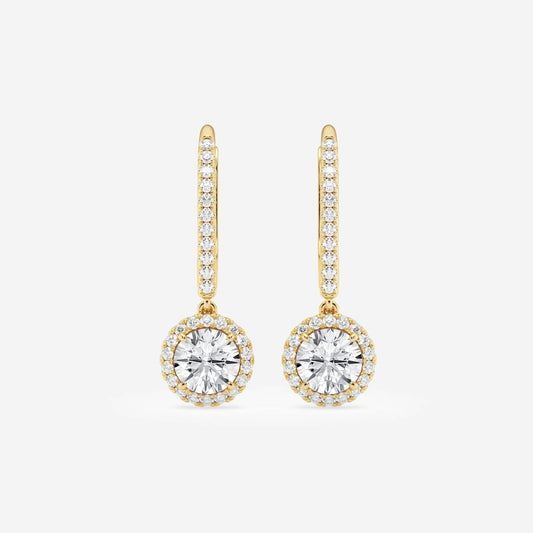 Aurora - Timeless Halo Drop Earrings