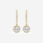 Aurora - Timeless Halo Drop Earrings