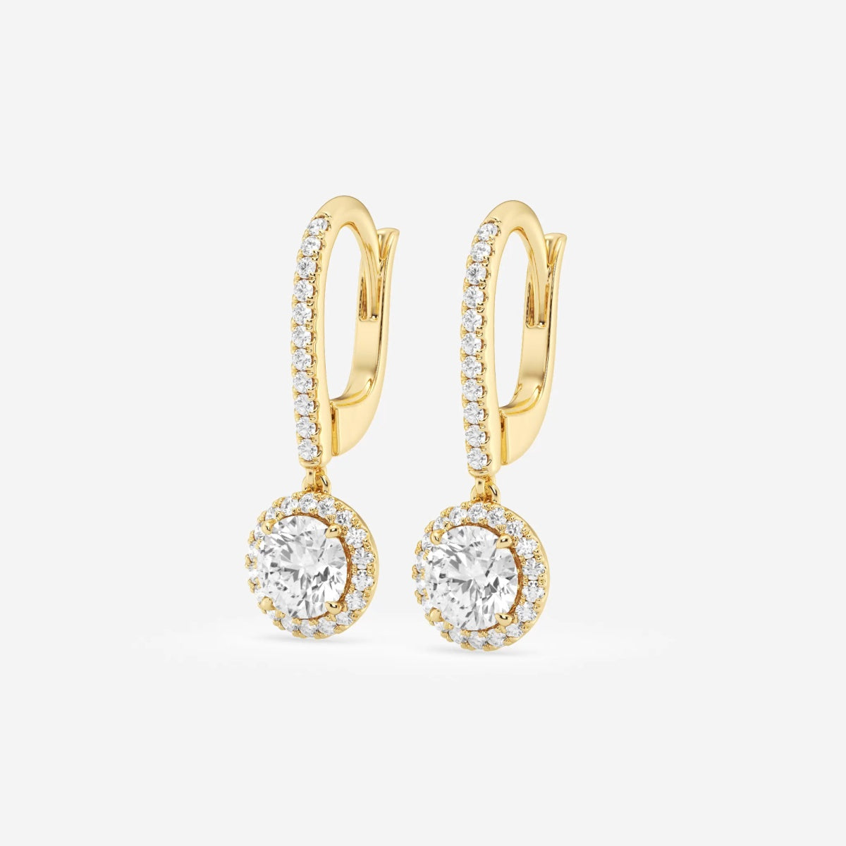 Aurora - Timeless Halo Drop Earrings