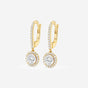 Aurora - Timeless Halo Drop Earrings