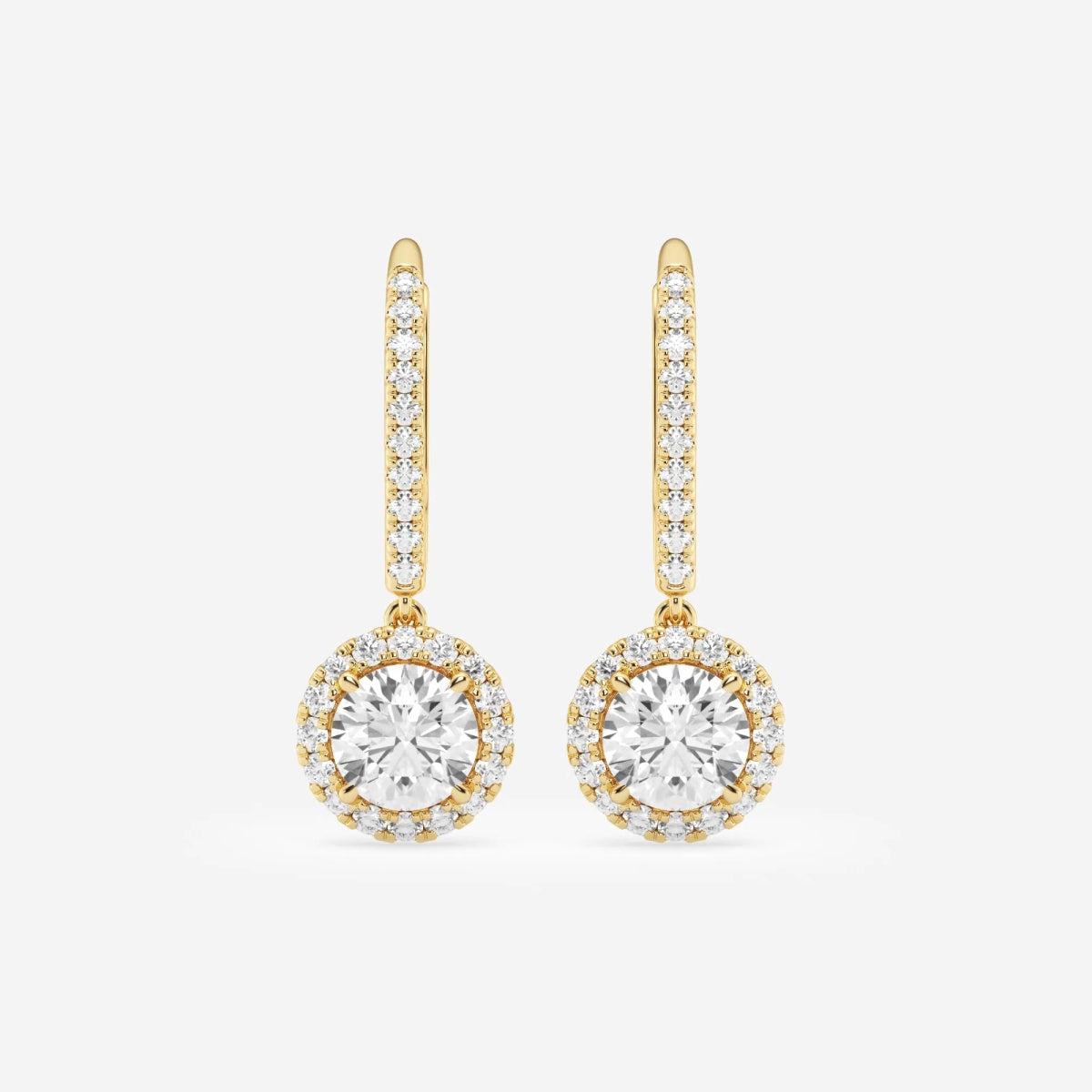 Aurora - Timeless Halo Drop Earrings