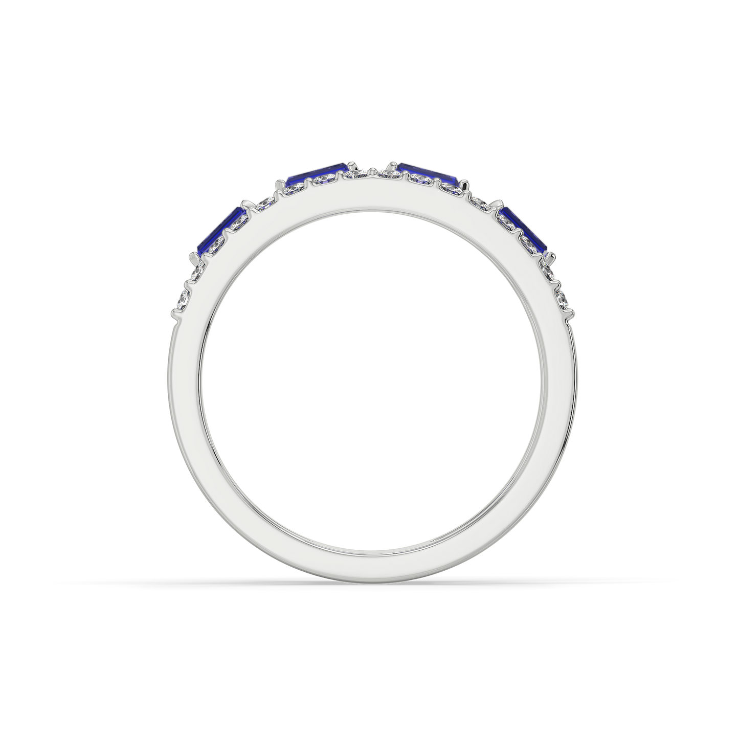 Blue Sapphire Soiree - Lab Diamond Fashion Ring