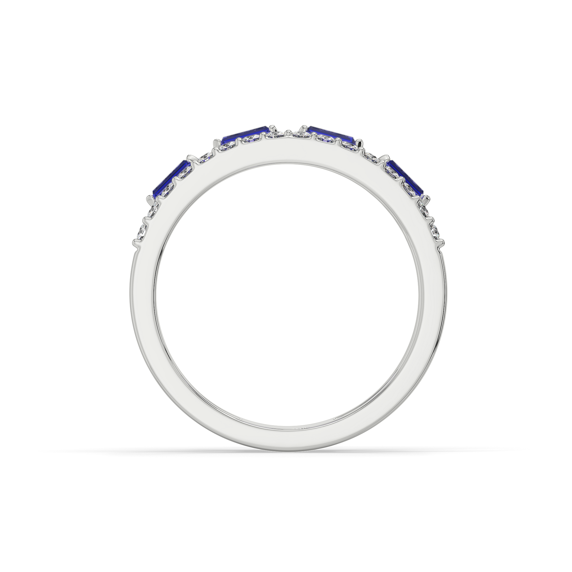 Blue Sapphire Soiree - Lab Diamond Fashion Ring