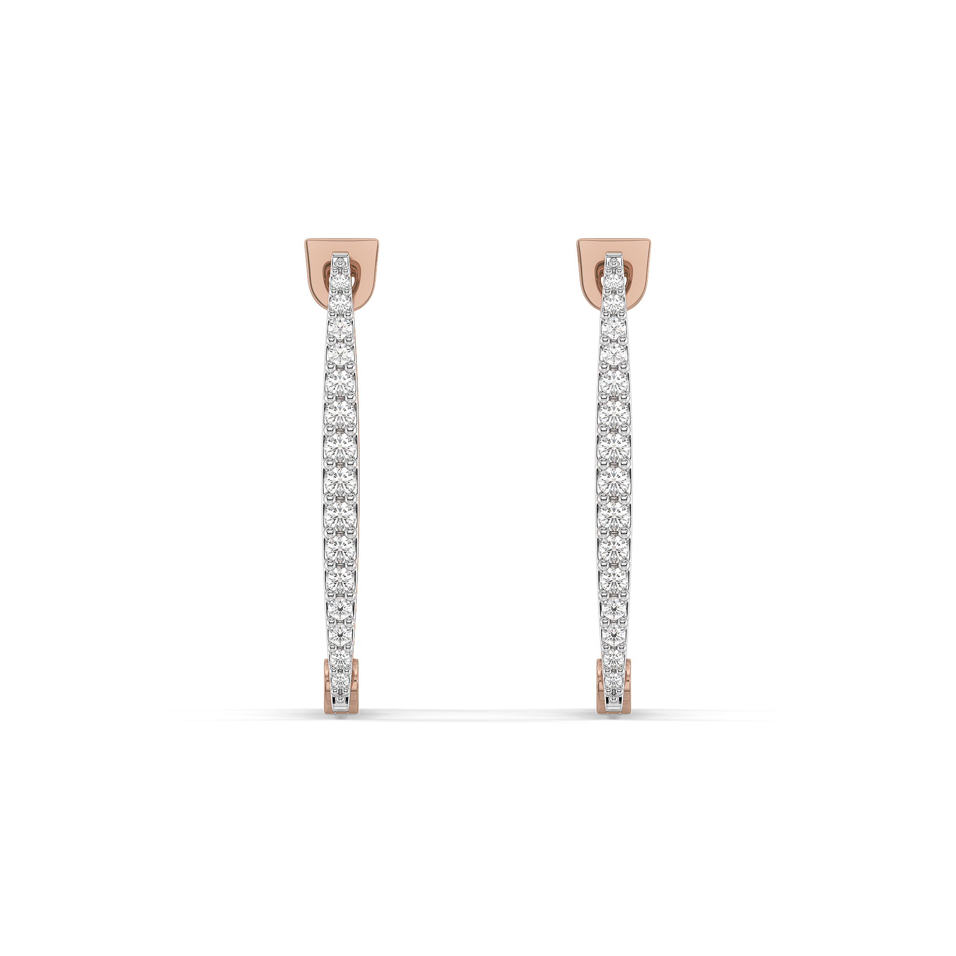 Blush Huggies - Lab Diamond Earrings