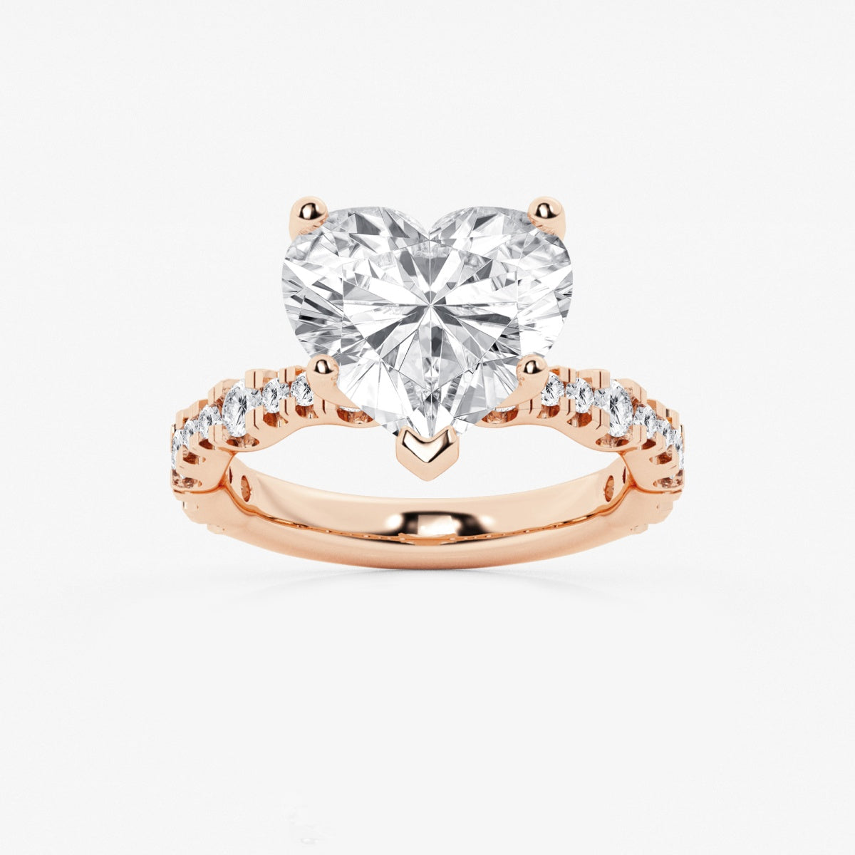 Clara - Station Side Stones Engagement Ring