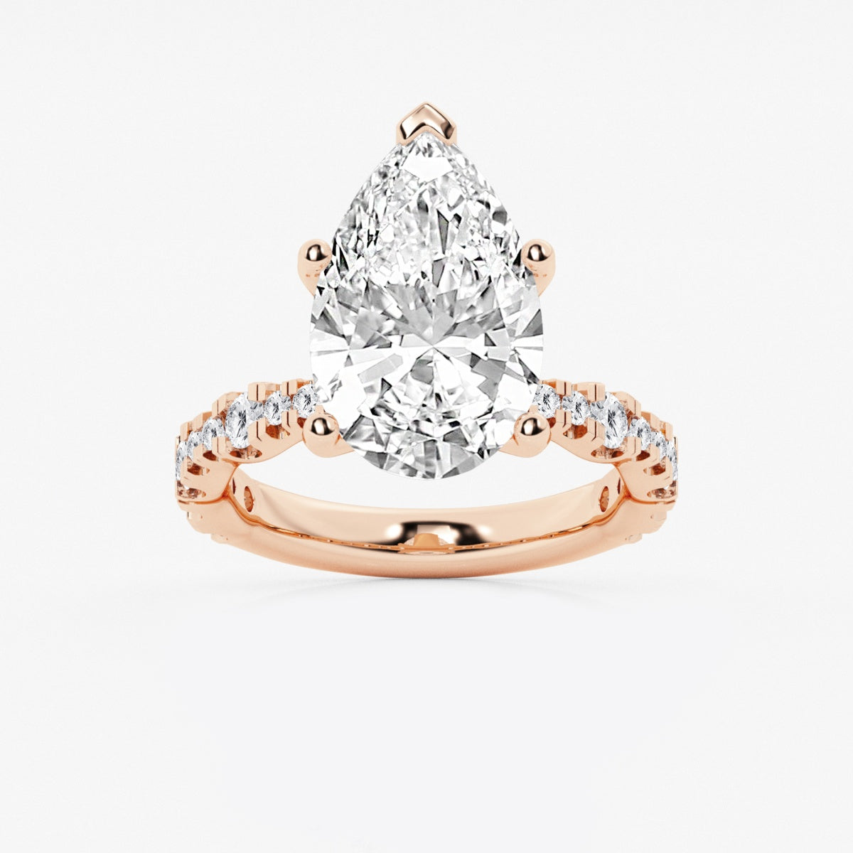 Clara - Station Side Stones Engagement Ring