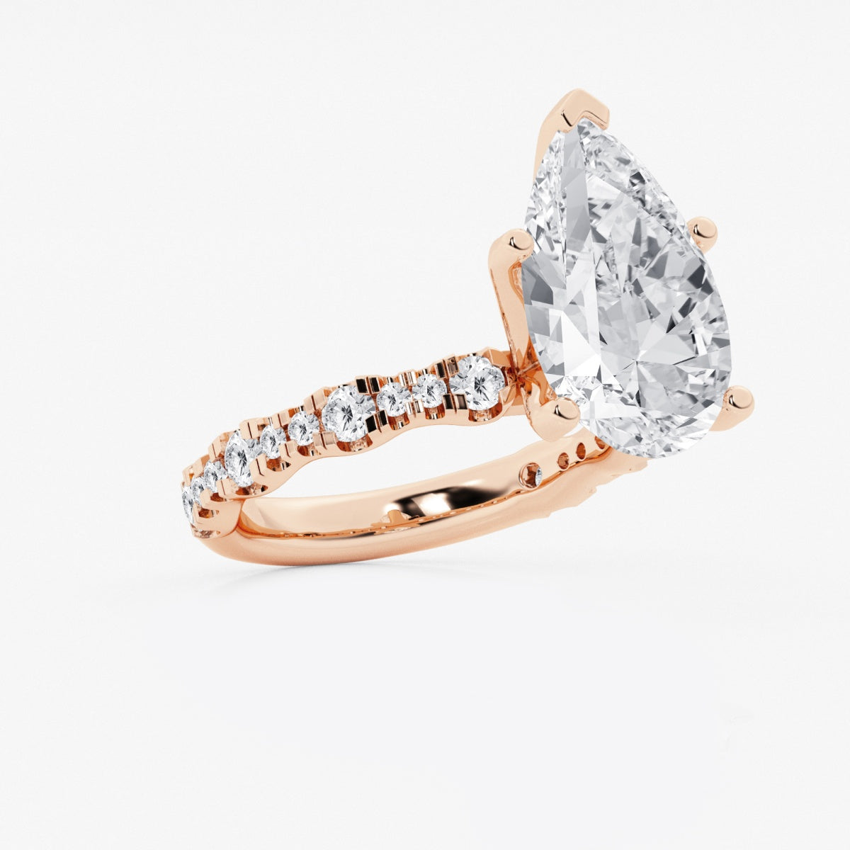 Clara - Station Side Stones Engagement Ring