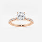 Clara - Station Side Stones Engagement Ring