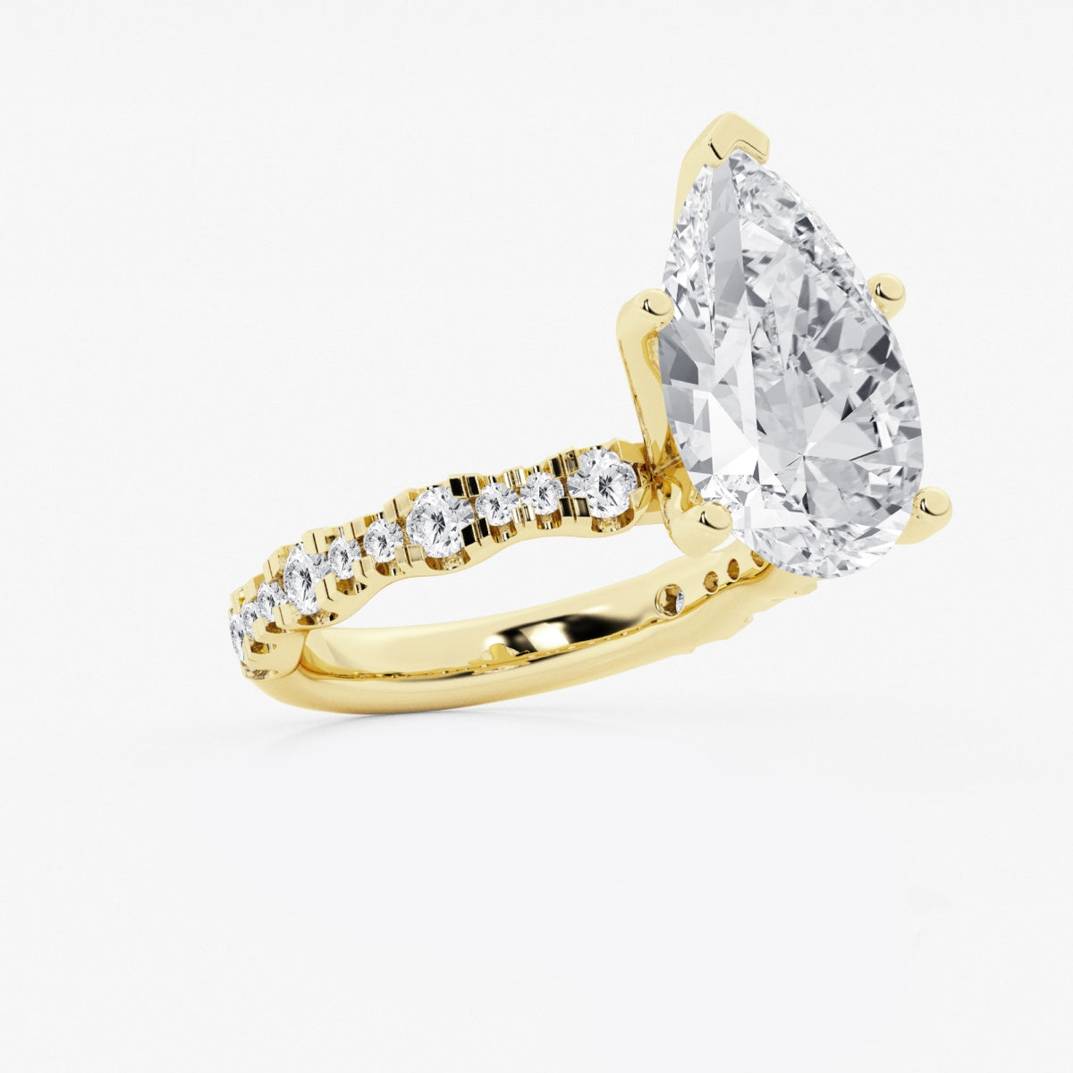 Clara - Station Side Stones Engagement Ring