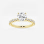 Clara - Station Side Stones Engagement Ring