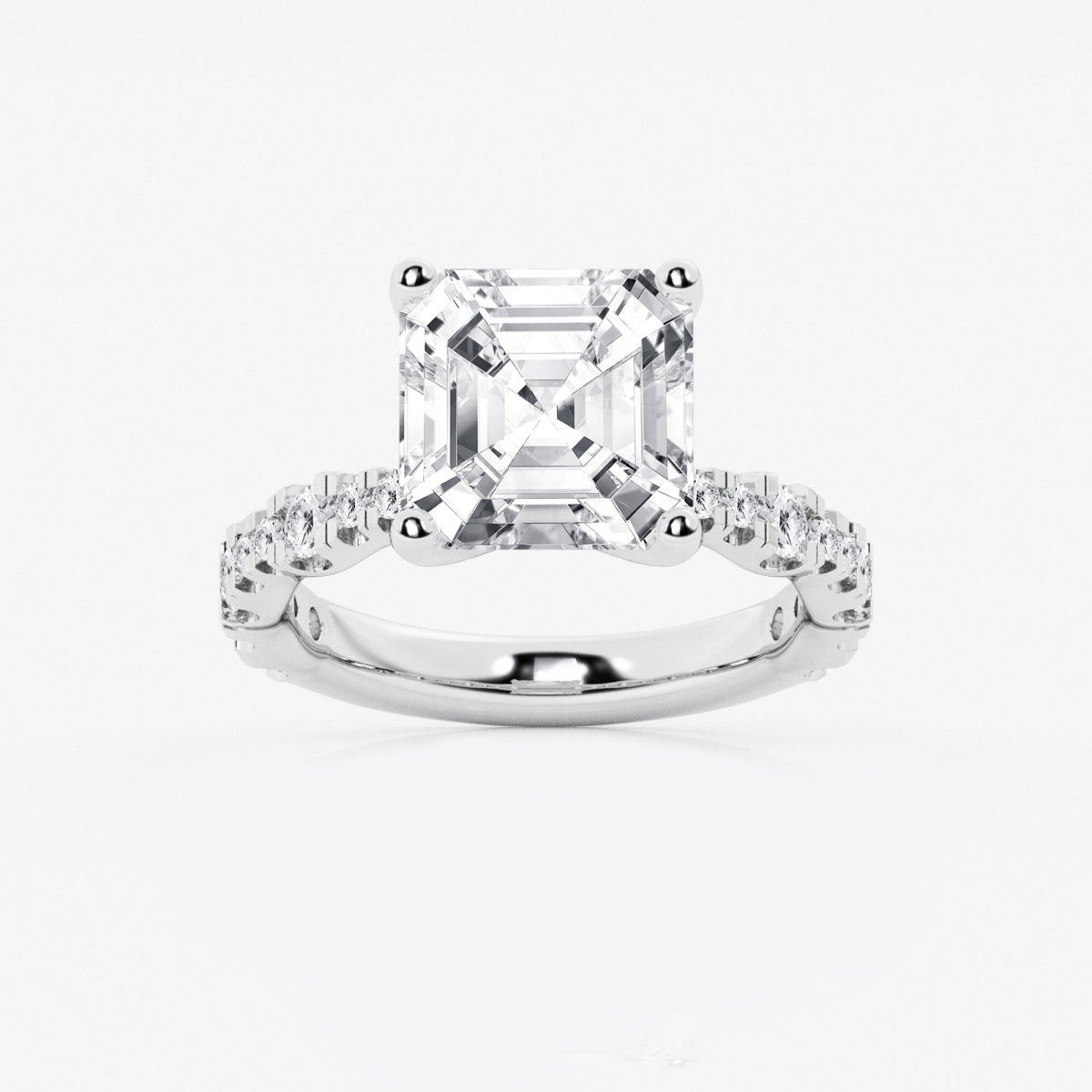 Clara - Station Side Stones Engagement Ring