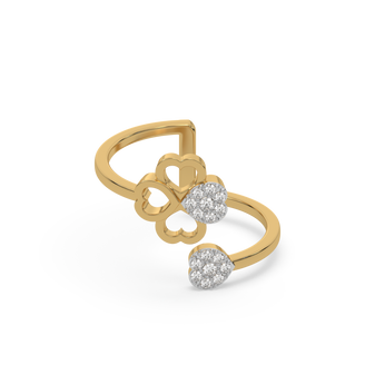 Clover Luxe - Lab Diamond Open Top Ring