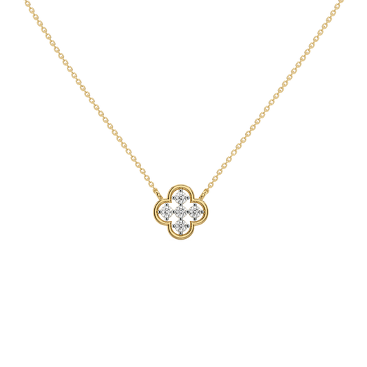 Clover - Lab Diamond Pendant Necklace