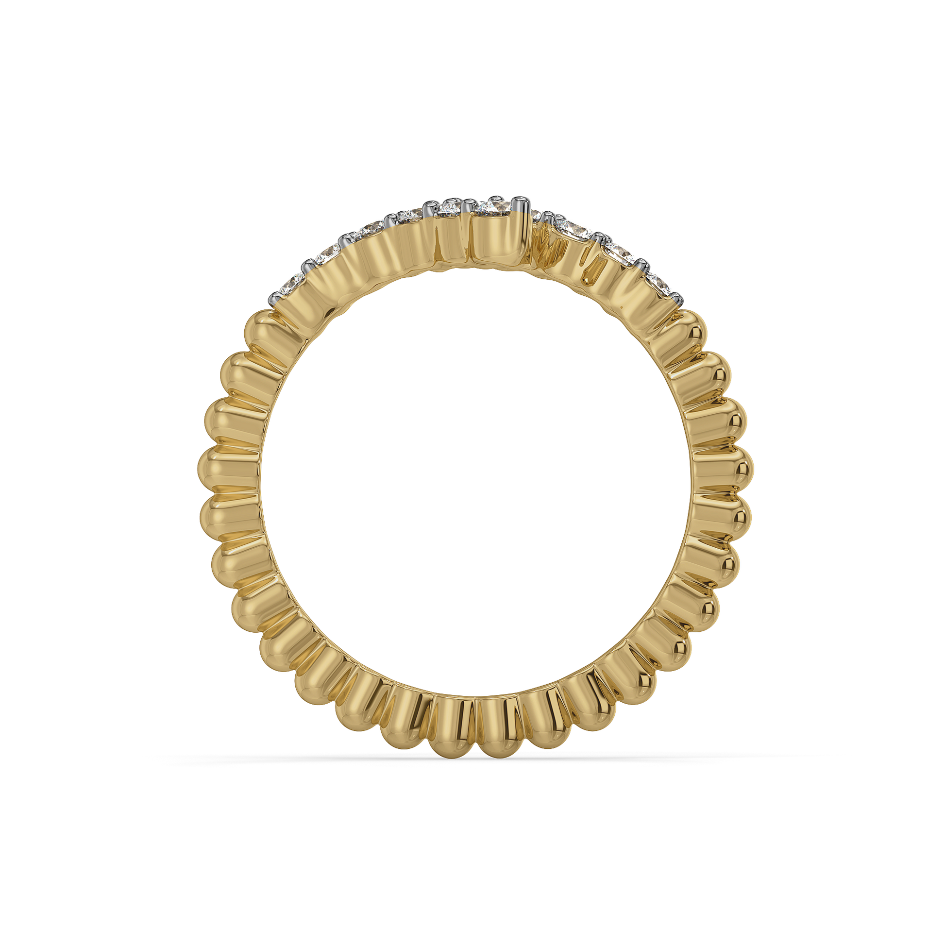 "Dare to Sparkle" - Lab Diamond Open Top Ring