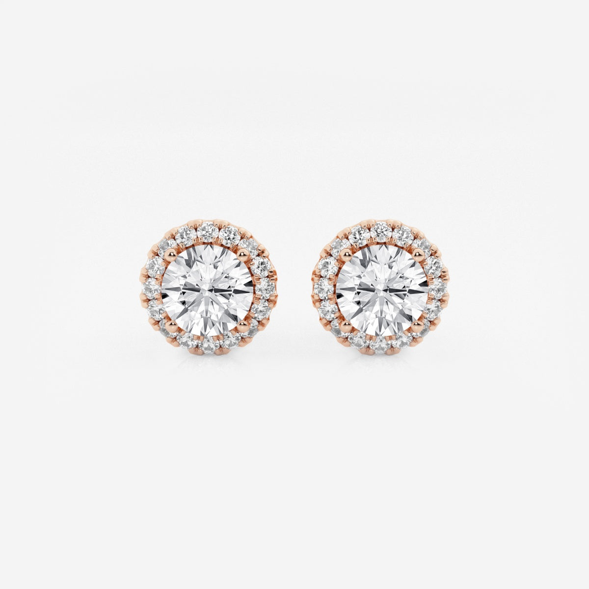 Juliette - Radiant Halo Design Earrings