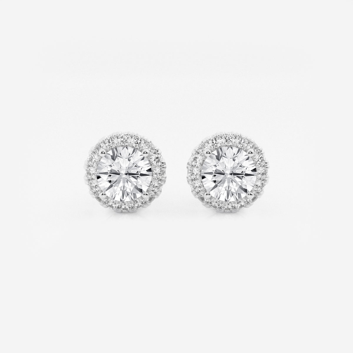 Juliette - Radiant Halo Design Earrings