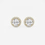 Juliette - Radiant Halo Design Earrings