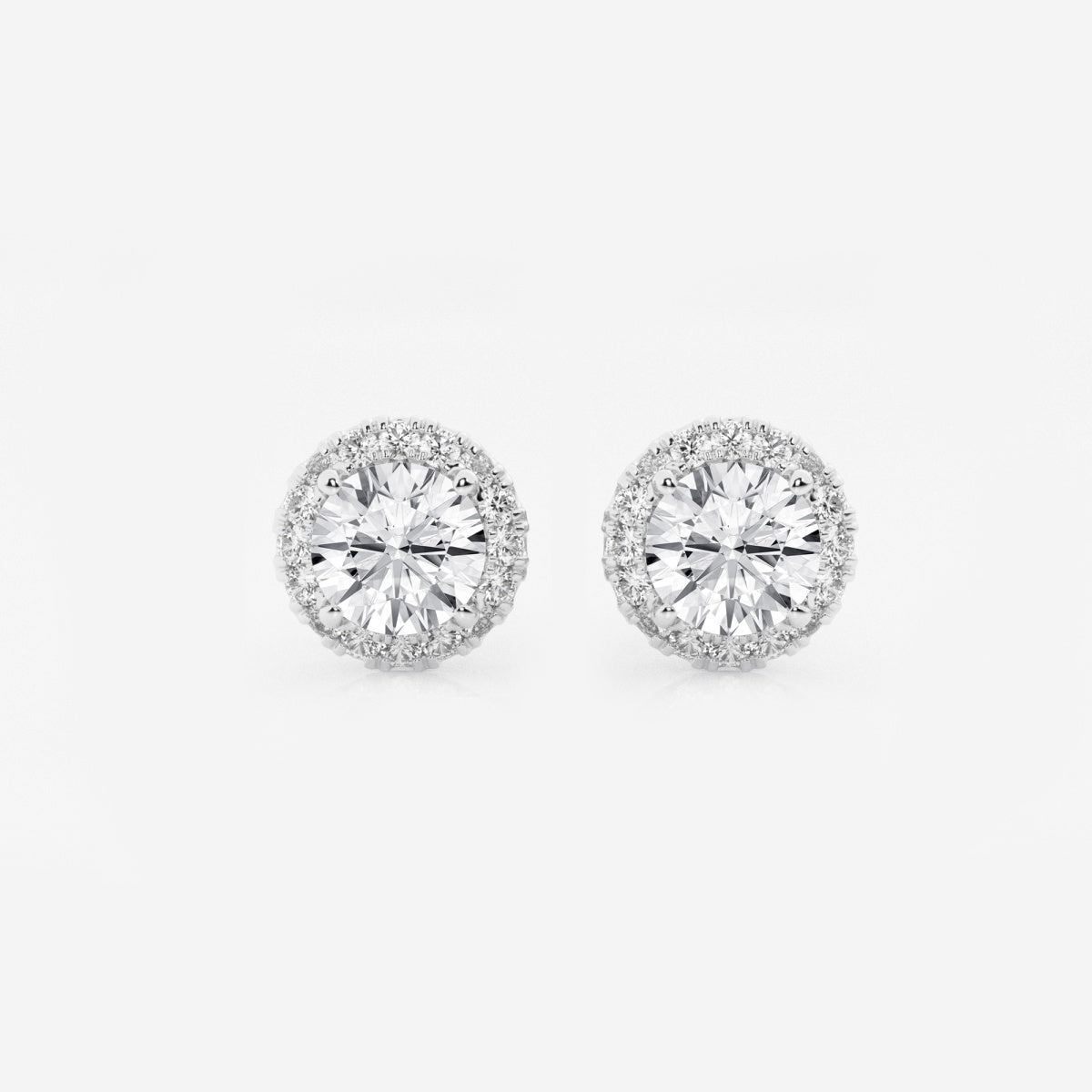 Juliette - Radiant Halo Design Earrings